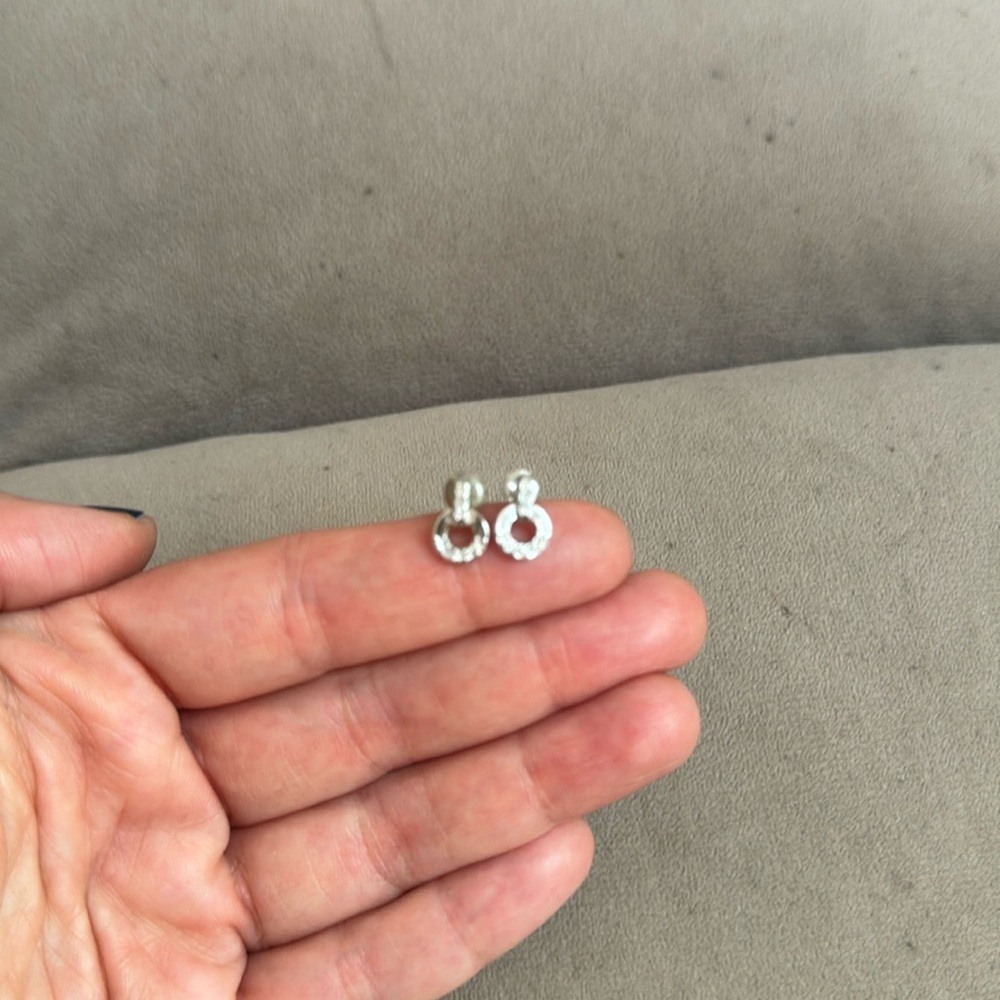 Swarovski stud earrings- in mint condition